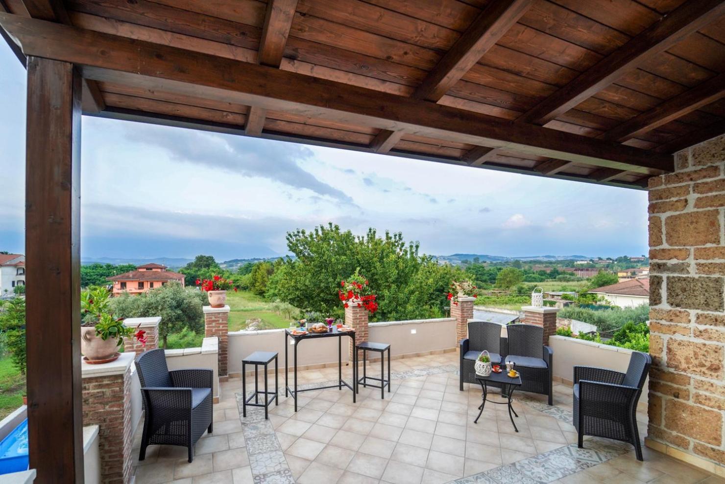 Villa Falcone Alvignano 外观 照片